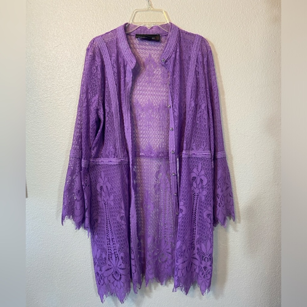Colleen Lopez Lace Cover-Up and Tank Size PM - Picture 7 of 16